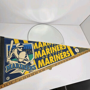 Seattle Mariners MLB PENNANT FLAG USA Vintage 30" X 12"